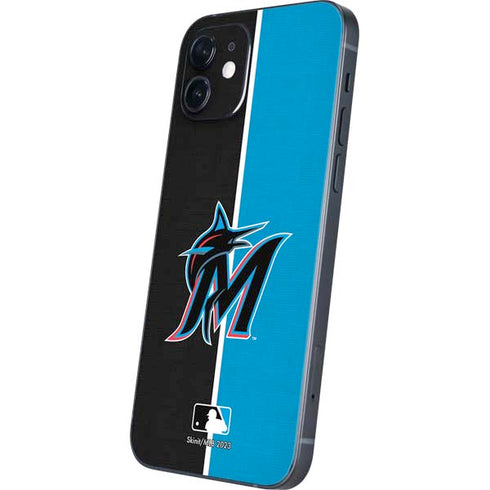MLB Miami Marlins Split iPhone 12 Skin
