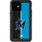 MLB Miami Marlins Split iPhone 12 Waterproof Case