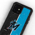 MLB Miami Marlins Split iPhone 12 Waterproof Case