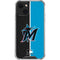 MLB Miami Marlins Split iPhone 13 Mini Clear Case