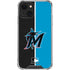 MLB Miami Marlins Split iPhone 13 Mini Clear Case