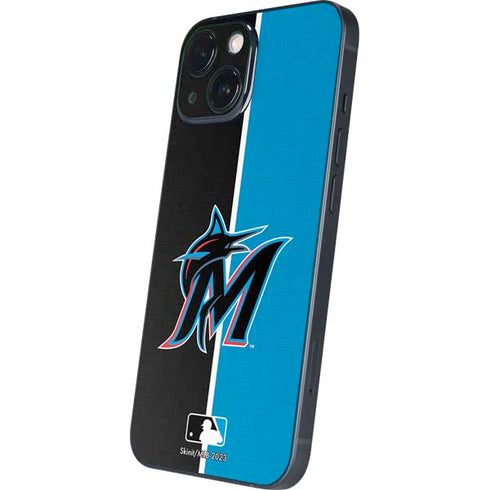 MLB Miami Marlins Split iPhone 13 Mini Skin
