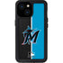 MLB Miami Marlins Split iPhone 13 Mini Waterproof Case