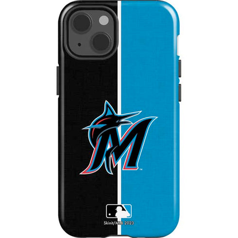 MLB Miami Marlins Split iPhone 15 Impact Case