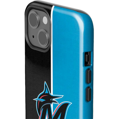 MLB Miami Marlins Split iPhone 15 Impact Case