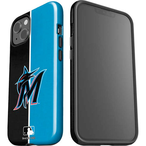 MLB Miami Marlins Split iPhone 15 Impact Case