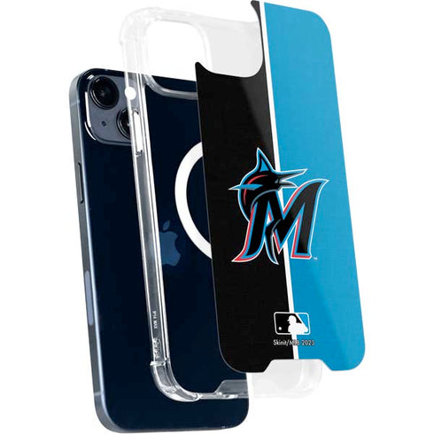 MLB Miami Marlins Split iPhone 14 MagSafe Case