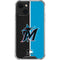 MLB Miami Marlins Split iPhone 14 Plus Clear Case