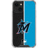 MLB Miami Marlins Split iPhone 15 Plus Clear Case