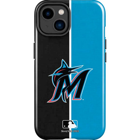MLB Miami Marlins Split iPhone 15 Plus Impact Case