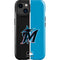 MLB Miami Marlins Split iPhone 15 Plus Impact Case