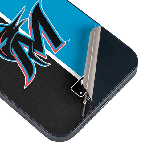 MLB Miami Marlins Split iPhone 15 Plus Skin