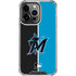 MLB Miami Marlins Split iPhone 15 Pro Clear Case