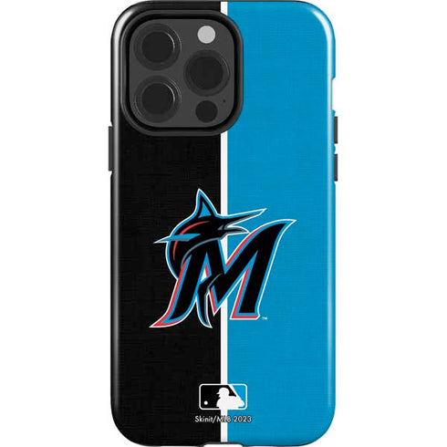 MLB Miami Marlins Split iPhone 15 Pro Impact Case
