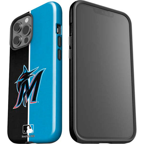 MLB Miami Marlins Split iPhone 14 Pro Max Impact Case
