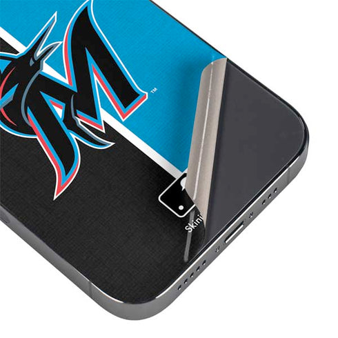 MLB Miami Marlins Split iPhone 14 Pro Max Skin