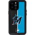 MLB Miami Marlins Split iPhone 14 Pro Max Waterproof Case