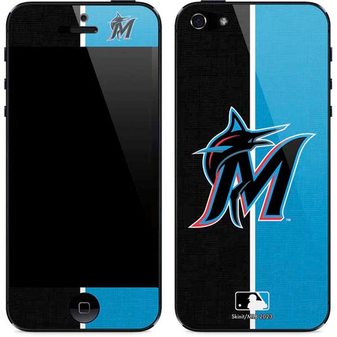 MLB Miami Marlins Split iPhone 5/5s/5SE Skin