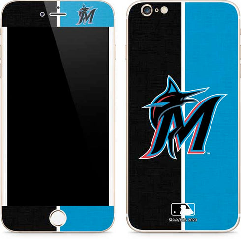 MLB Miami Marlins Split iPhone 6/6s Plus Skin