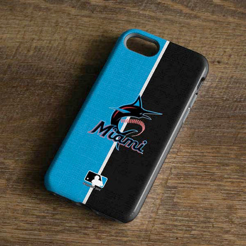 MLB Miami Marlins Split iPhone 7 Pro Case