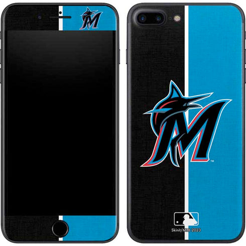 MLB Miami Marlins Split iPhone 8 Plus Skin