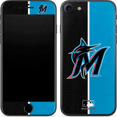 MLB Miami Marlins Split iPhone 8 Skin