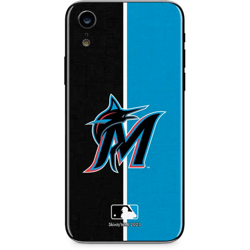 MLB Miami Marlins Split iPhone XR Skin