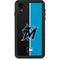 MLB Miami Marlins Split iPhone XR Waterproof Case