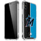 MLB Miami Marlins Split iPhone XS Max Clear Case