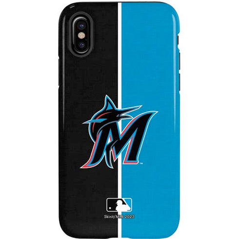 MLB Miami Marlins Split iPhone XS Pro Case