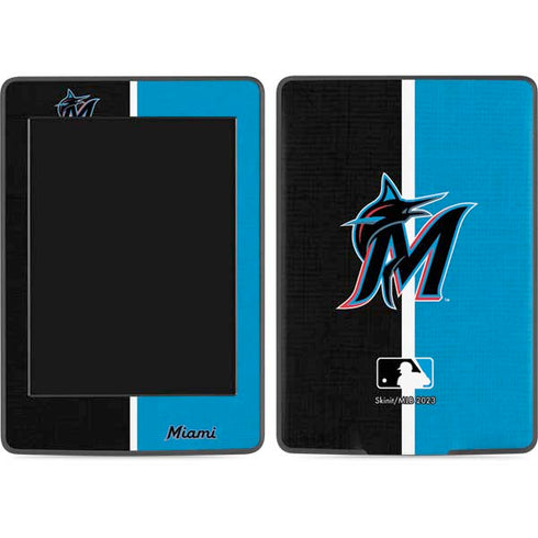 MLB Miami Marlins Split Amazon Kindle Skin