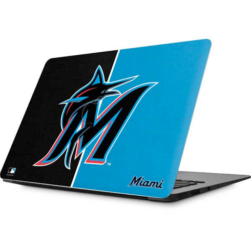 MLB Miami Marlins Split Apple MacBook Skin