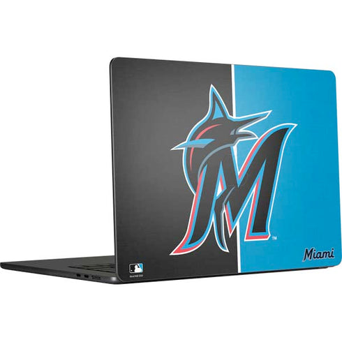 MLB Miami Marlins Split MacBook Air 15 in (2023) Skin