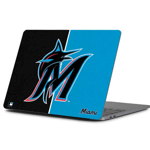 MLB Miami Marlins Split Apple MacBook Pro 13-inch Skin