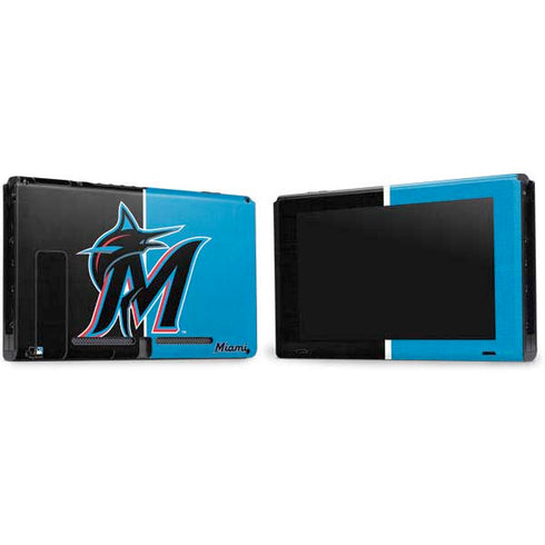 MLB Miami Marlins Split Nintendo Switch Bundle Skin