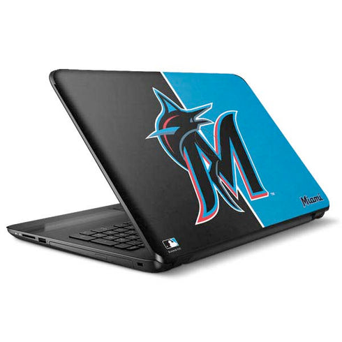MLB Miami Marlins Split HP Notebook Skin