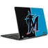 MLB Miami Marlins Split Notebook 9 Pro 13in (2017) Skin