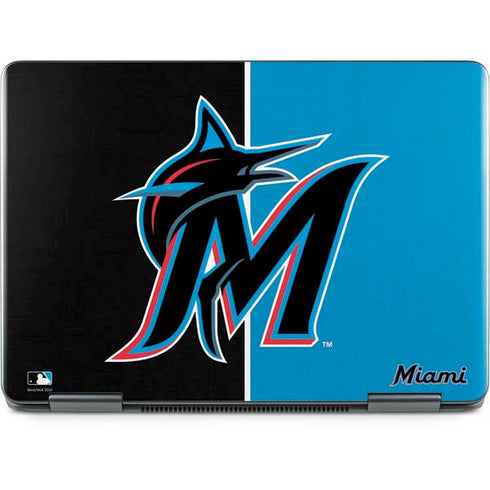 MLB Miami Marlins Split Notebook 9 Pro 13in (2017) Skin