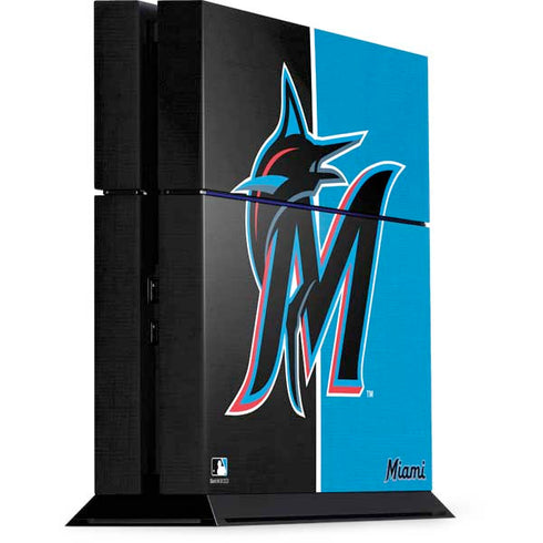 MLB Miami Marlins Split PS4 Console Skin