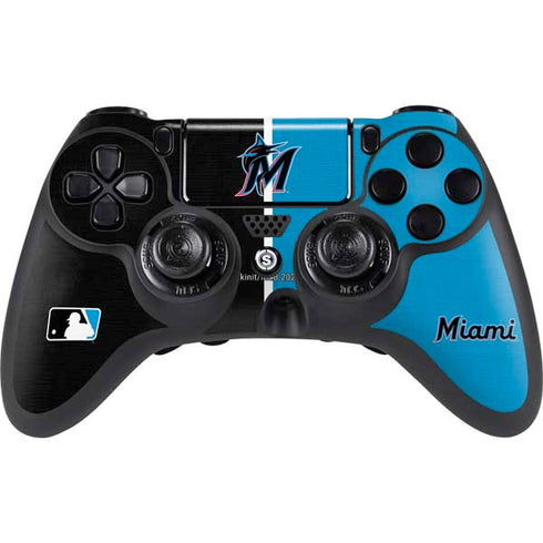 MLB Miami Marlins Split PS4/PC SCUF Impact Controller Skin