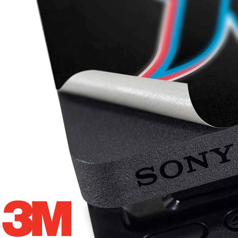 MLB Miami Marlins Split PS4 Slim Skin