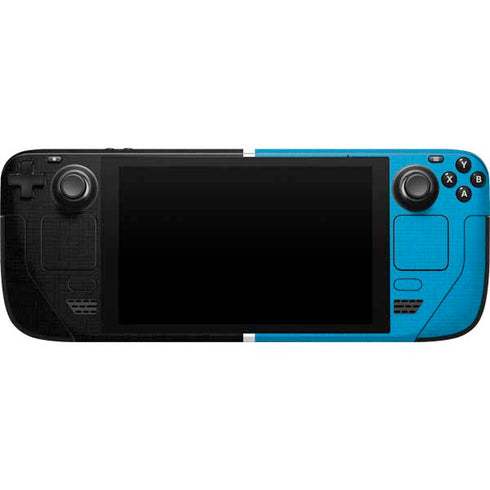 MLB Miami Marlins Split Steam Deck Handheld Gaming Computer Skin