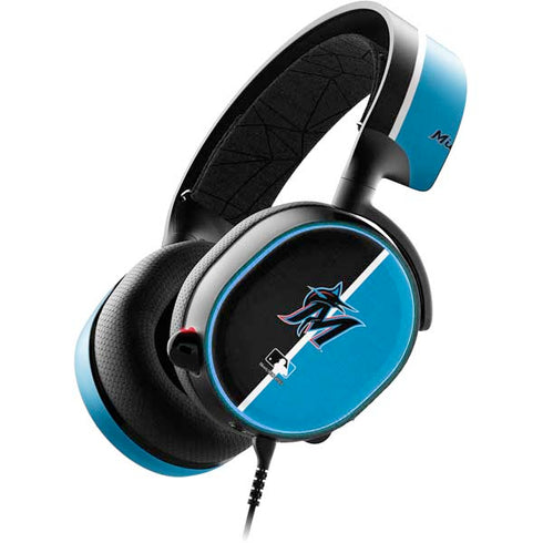 MLB Miami Marlins Split SteelSeries Arctis 3 Skin