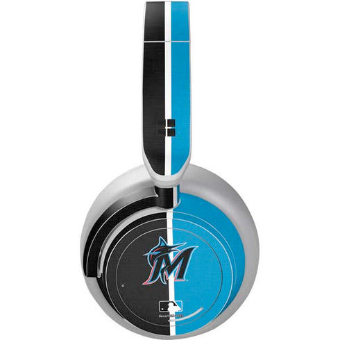 MLB Miami Marlins Split Surface Headphones Skin
