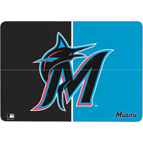 MLB Miami Marlins Split Surface Laptop Studio Skin