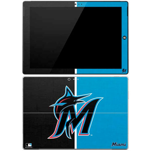 MLB Miami Marlins Split Surface Pro 3 Skin
