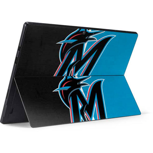 MLB Miami Marlins Split Surface Pro 7 Skin