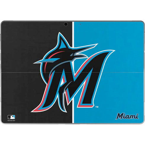 MLB Miami Marlins Split Surface Pro 8 Skin