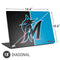 MLB Miami Marlins Split Universal Laptop 18in (14.6 x 10.6in) Skin