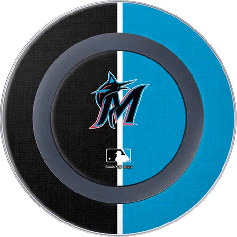 MLB Miami Marlins Split Wireless Charger Skin